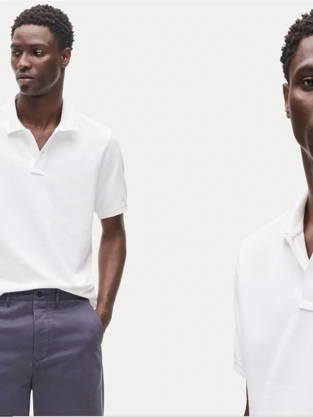 J. Crew White Men's Polo Shirt